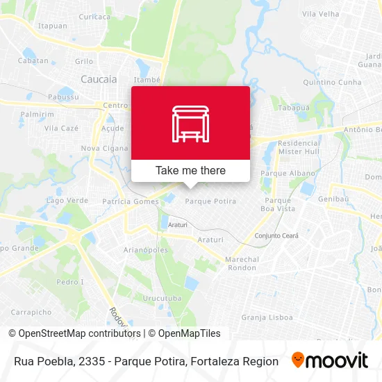Rua Poebla, 2335 - Parque Potira map