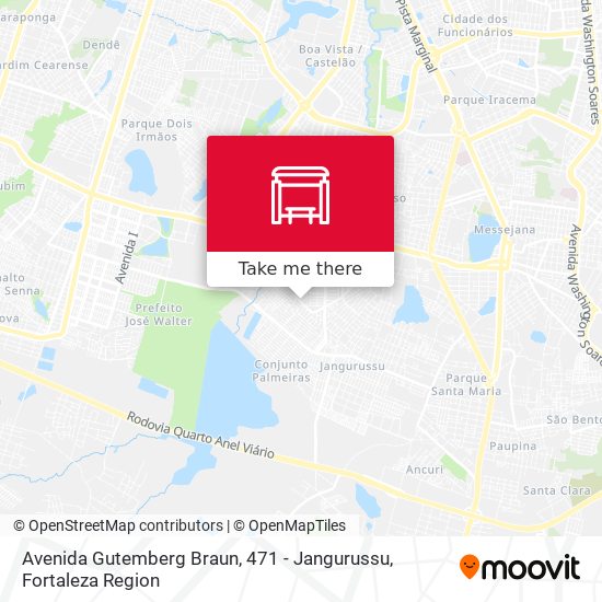 Avenida Gutemberg Braun, 471 - Jangurussu map