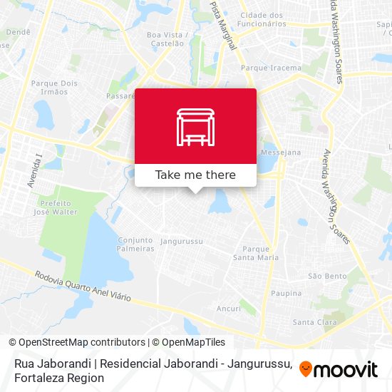 Rua Jaborandi | Residencial  Jaborandi - Jangurussu map