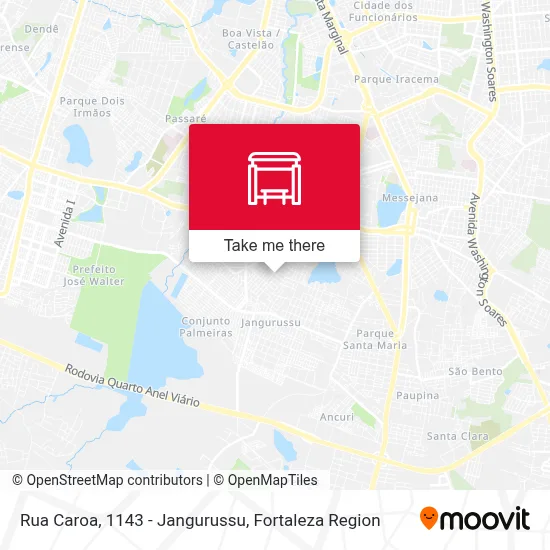 Rua Caroa, 1143 - Jangurussu map