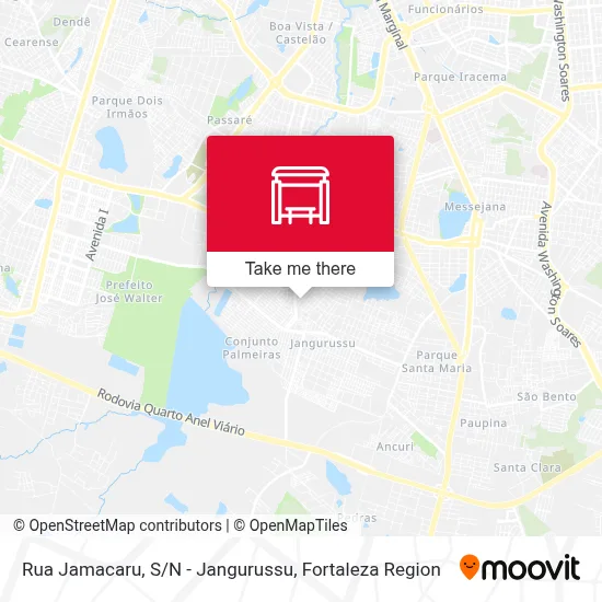 Rua Jamacaru, S/N - Jangurussu map