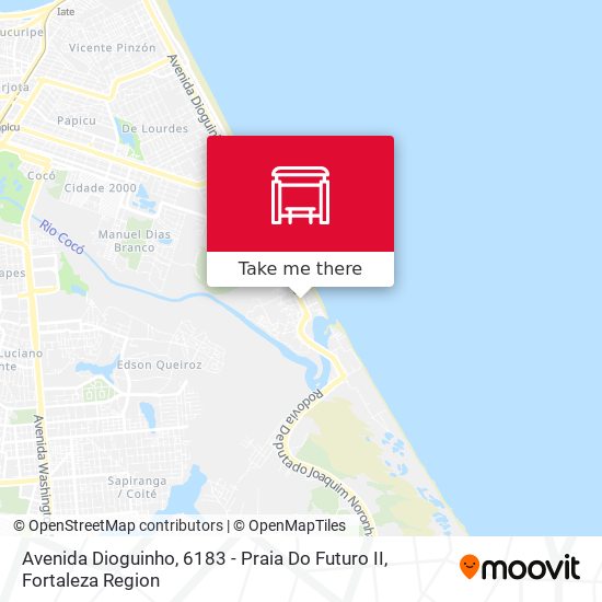 Mapa Avenida Dioguinho, 6183 - Praia Do Futuro II
