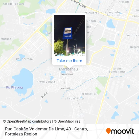 Rua Capitão Valdemar De Lima, 40 - Centro map