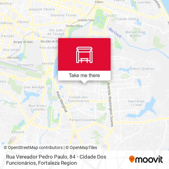 Rua Vereador Pedro Paulo, 84 - Cidade Dos Funcionários map