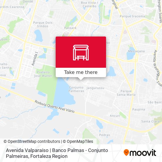 Avenida Valparaíso | Banco Palmas - Conjunto Palmeiras map