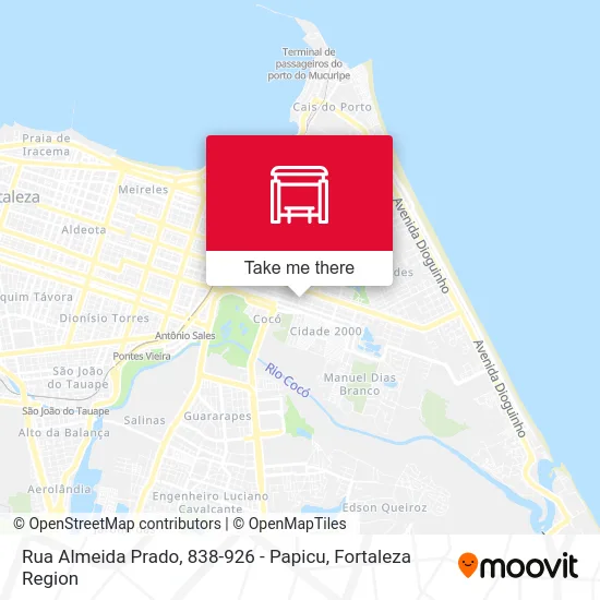 Rua Almeida Prado, 838-926 - Papicu map