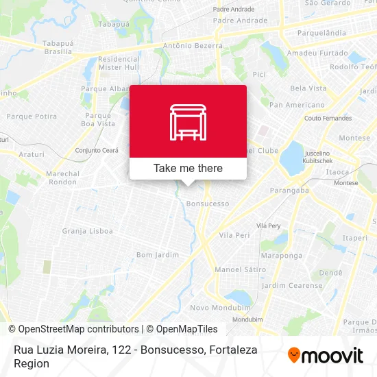 Rua Luzia Moreira, 122 - Bonsucesso map