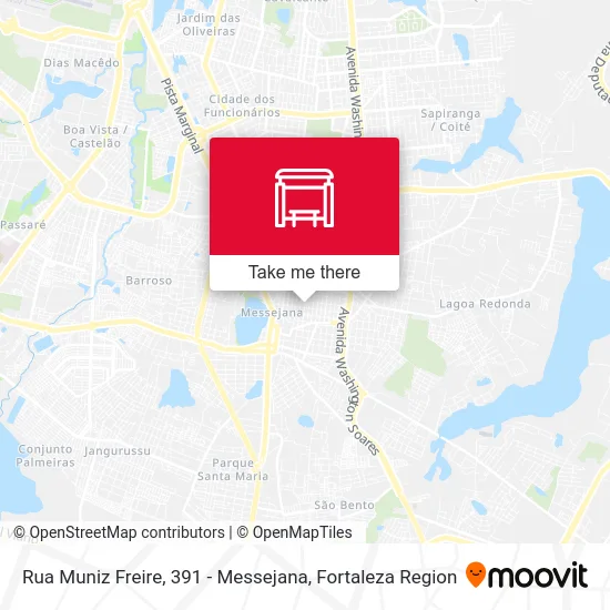Rua Muniz Freire, 391 - Messejana map