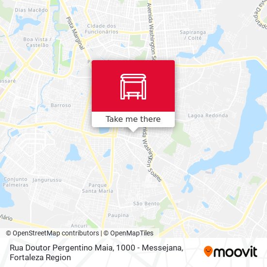 Rua Doutor Pergentino Maia, 1000 - Messejana map