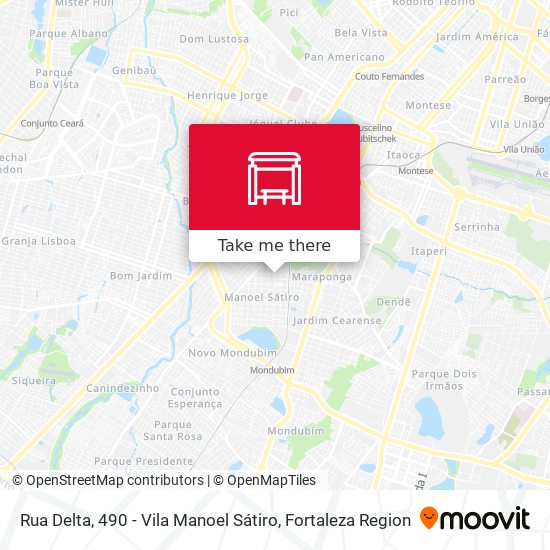 Rua Delta, 490 - Vila Manoel Sátiro map