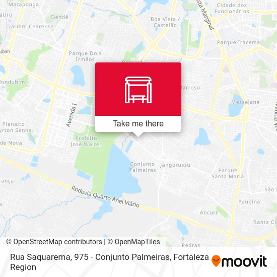 Rua Saquarema, 975 - Conjunto Palmeiras map