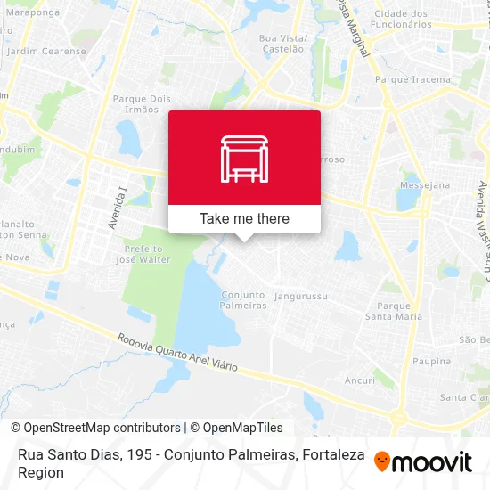 Rua Santo Dias, 195 - Conjunto Palmeiras map