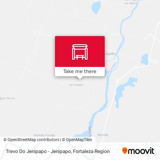 Trevo Do Jenipapo - Jenipapo map