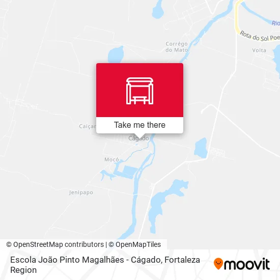 Escola João Pinto Magalhães - Cágado map