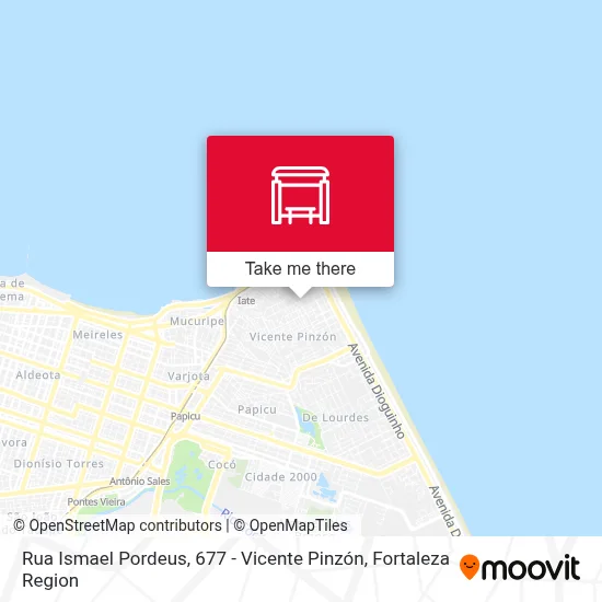 Rua Ismael Pordeus, 677 - Vicente Pinzón map