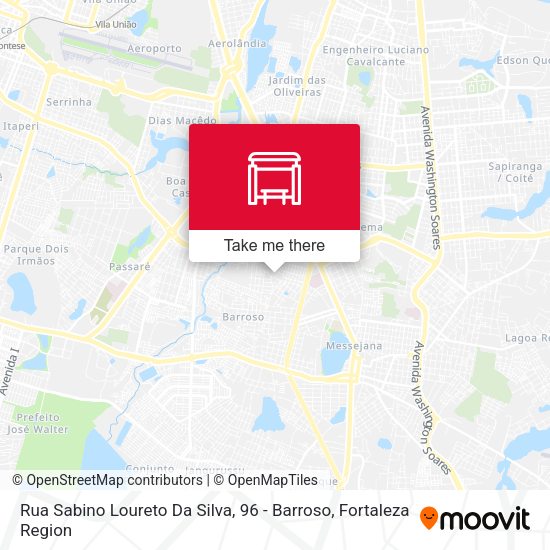Rua Sabino Loureto Da Silva, 96 - Barroso map
