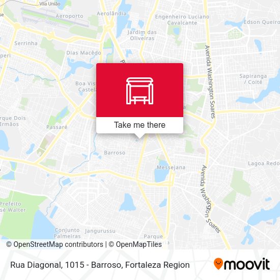 Rua Diagonal, 1015 - Barroso map