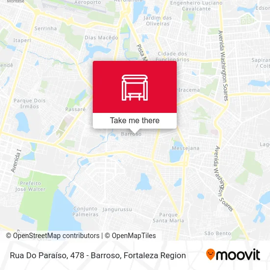 Rua Do Paraíso, 478 - Barroso map