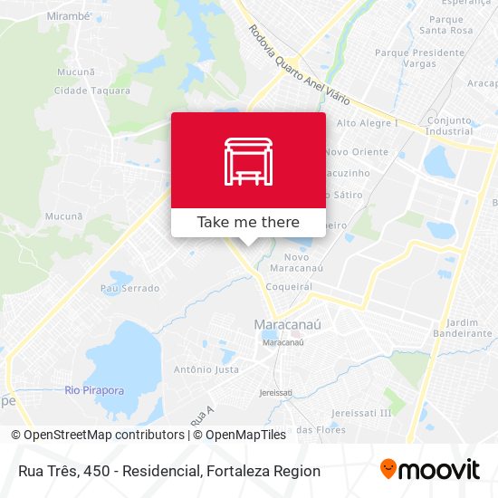 Rua Três, 450 - Residencial map