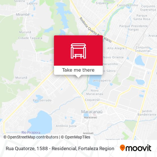 Rua Quatorze, 1588 - Residencial map
