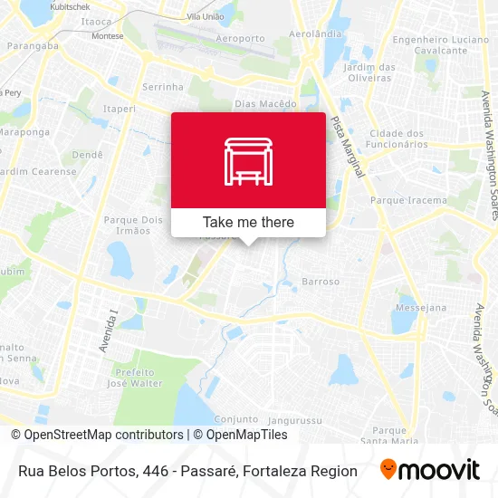 Rua Belos Portos, 446 - Passaré map