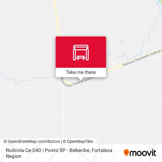 Rodovia Ce-040 | Posto SP - Beberibe map
