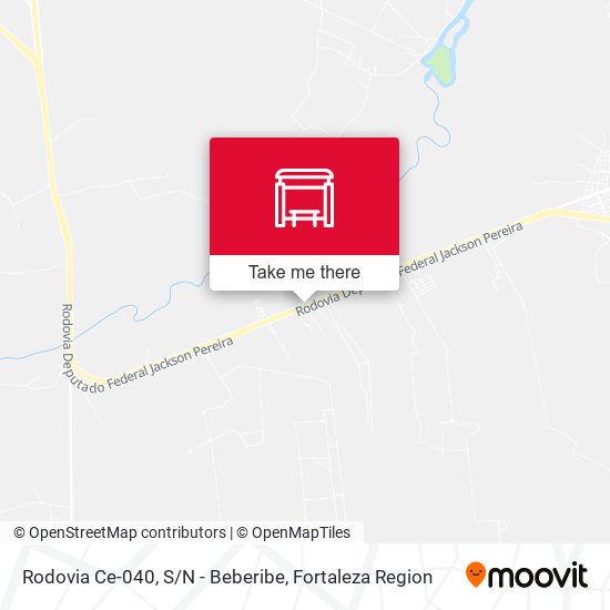Rodovia Ce-040, S/N - Beberibe map