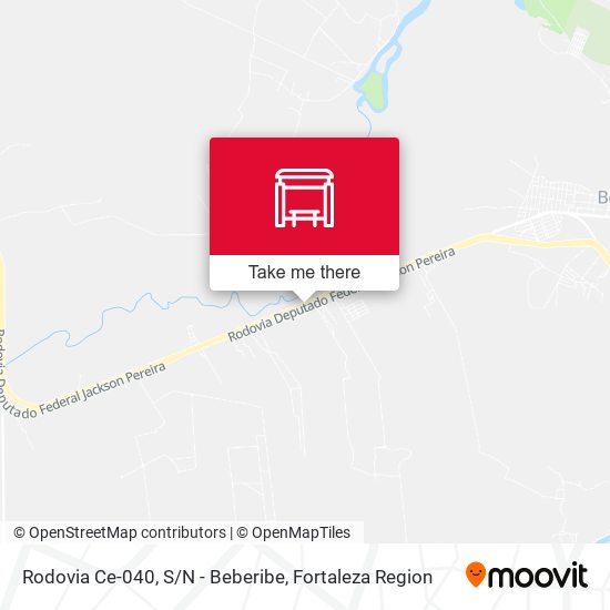 Rodovia Ce-040, S/N - Beberibe map