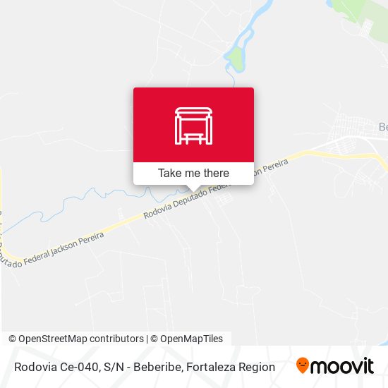 Rodovia Ce-040, S/N - Beberibe map