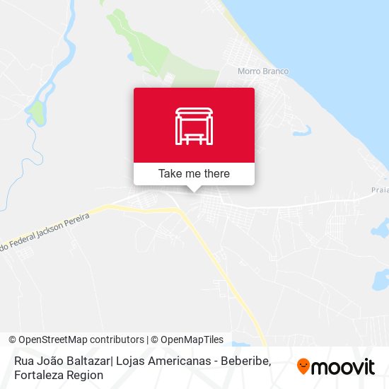 Rua João Baltazar| Lojas Americanas - Beberibe map