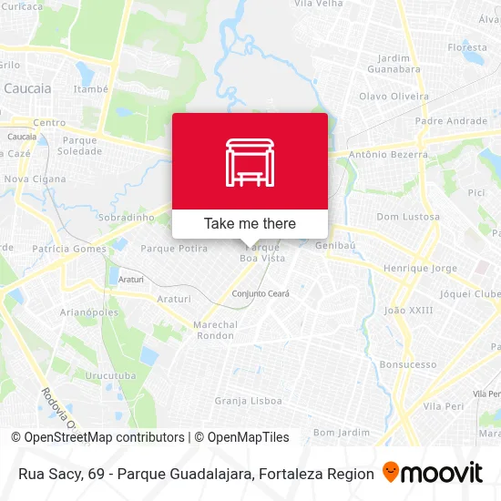 Rua Sacy, 69 - Parque Guadalajara map
