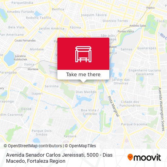 Avenida Senador Carlos Jereissati, 5000 - Dias Macedo map