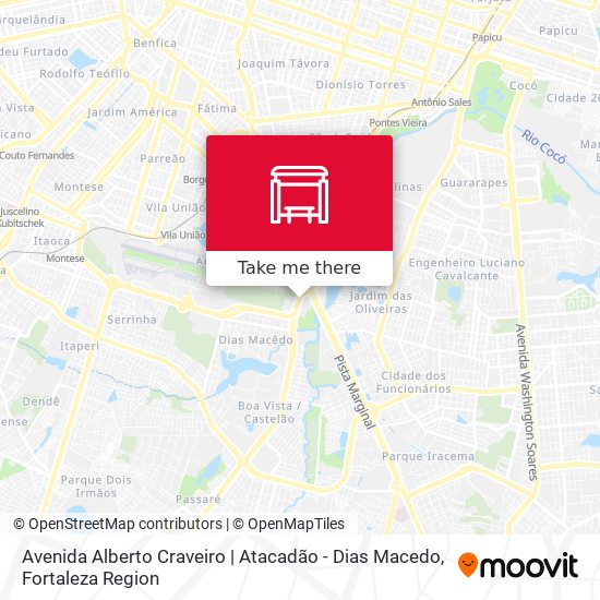 Avenida Alberto Craveiro | Atacadão - Dias Macedo map