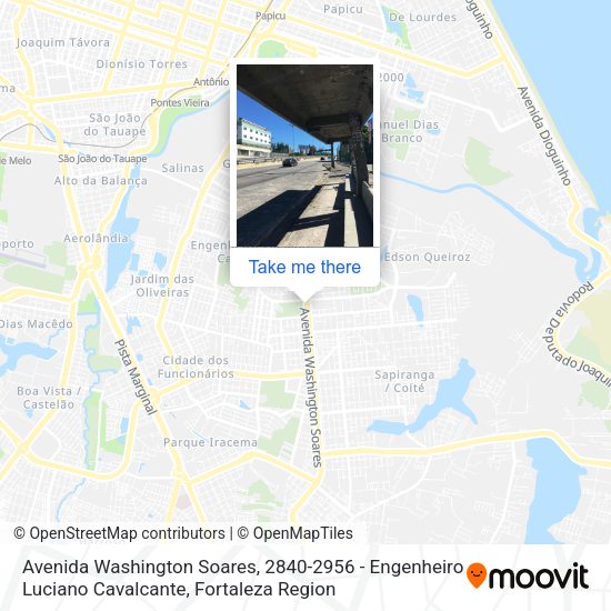 Avenida Washington Soares, 2840-2956 - Engenheiro Luciano Cavalcante map