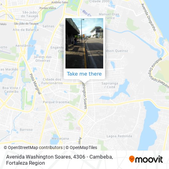 Avenida Washington Soares, 4306 - Cambeba map