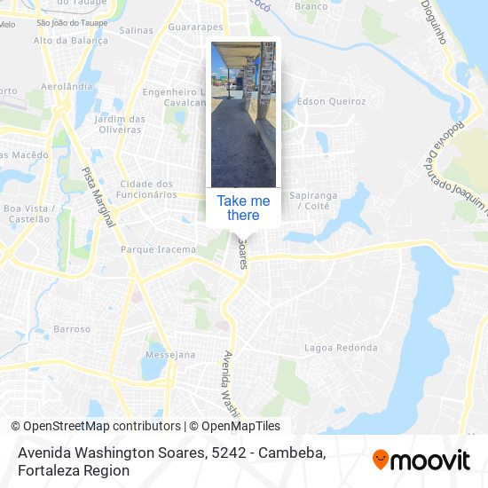 Avenida Washington Soares, 5242 - Cambeba map