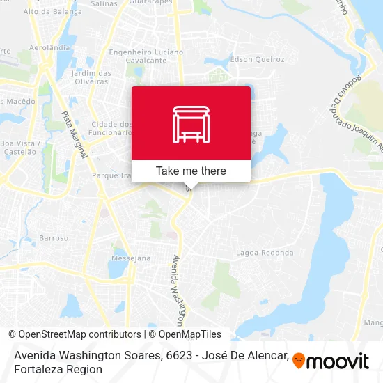 Avenida Washington Soares, 6623 - José De Alencar map