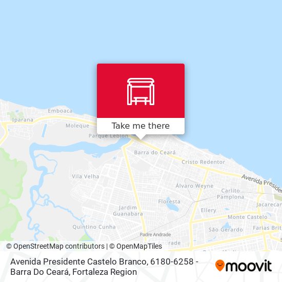 Avenida Presidente Castelo Branco, 6180-6258 - Barra Do Ceará map