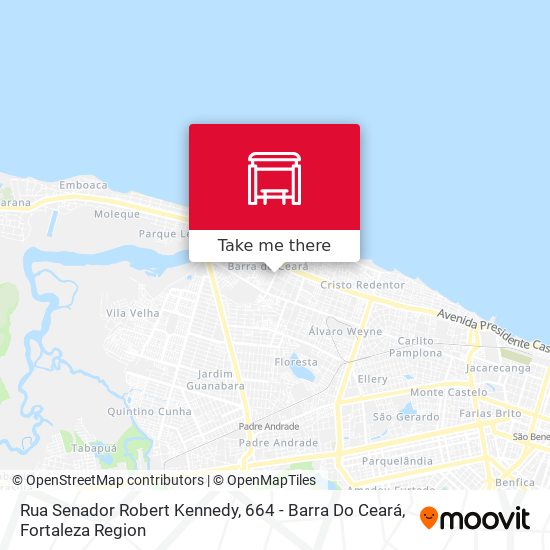 Rua Senador Robert Kennedy, 664 - Barra Do Ceará map