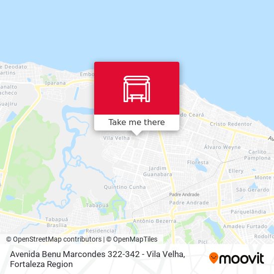 Avenida Benu Marcondes 322-342 - Vila Velha map