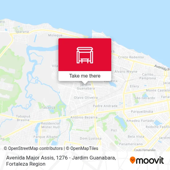 Avenida Major Assis, 1276 - Jardim Guanabara map
