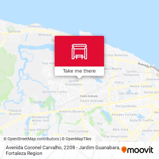 Avenida Coronel Carvalho, 2208 - Jardim Guanabara map