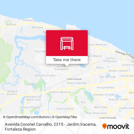 Avenida Coronel Carvalho, 2315 - Jardim Iracema map