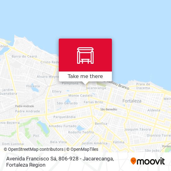 Avenida Francisco Sá, 806-928 - Jacarecanga map