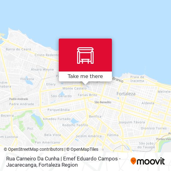 Rua Carneiro Da Cunha | Emef Eduardo Campos - Jacarecanga map
