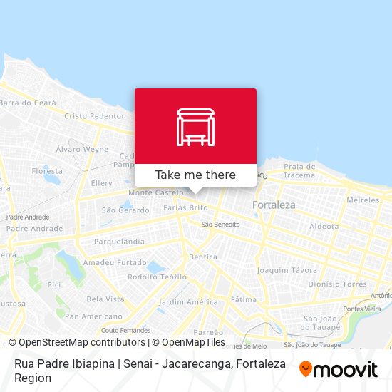 Rua Padre Ibiapina | Senai - Jacarecanga map