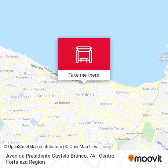 Avenida Presidente Castelo Branco, 74 - Centro map