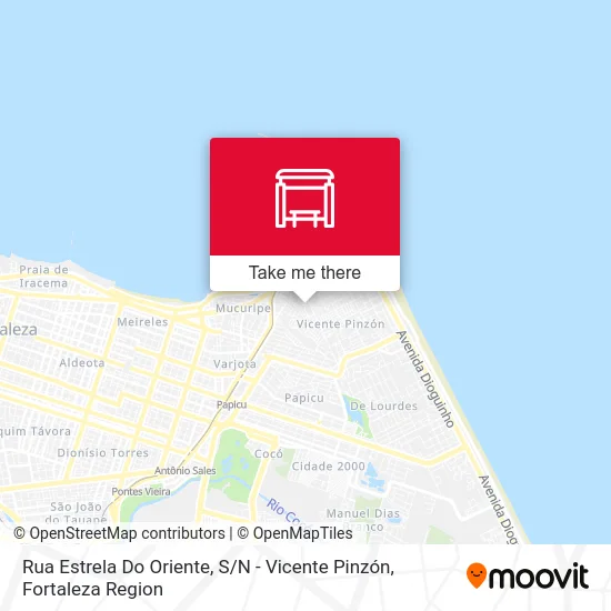Rua Estrela Do Oriente, S / N - Vicente Pinzón map