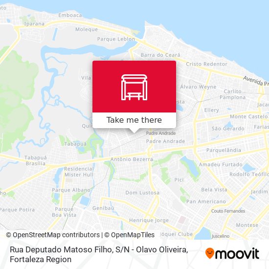 Rua Deputado Matoso Filho, S / N - Olavo Oliveira map