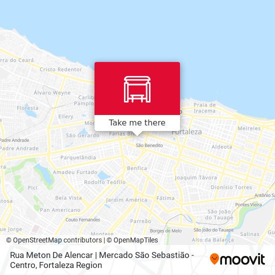 Rua Meton De Alencar | Mercado São Sebastião - Centro map